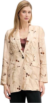 Silvian Heach Chola Blazer - Dames - Blazers - Beige - XS - Polyester - Jassen