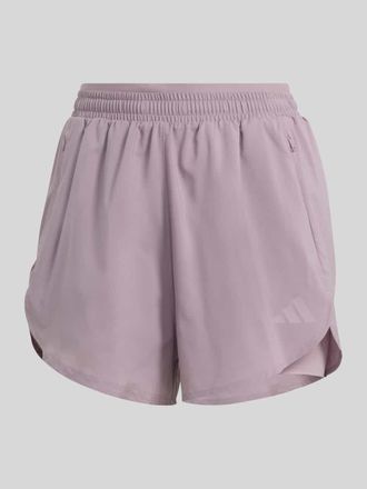 adidas Trainingsshorts mit Logo-Detail in Flieder, Gr&ouml;&szlig;e XL