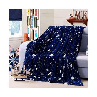OEM Esta Manta De Forro Polar Ultrasuave Es Ligera Y C&oacute;moda, Ideal Para Sof&aacute;s, Camas Y Sillones. Disponible En Azul Estrellado Y En Todos Los Tama&ntilde;os: Per
