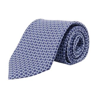 Ferragamo Heren, Accessoires, Blauw, Maat: ONE Size Zijde