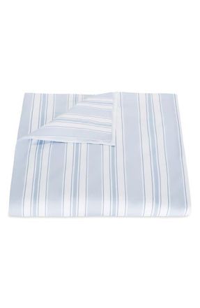 Matouk Elio Duvet Cover in Blue at Nordstrom, Size Full