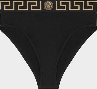 Versace Topeka Logo Stretch Cotton Jersey Briefs