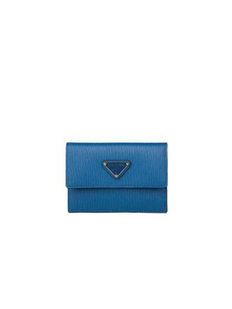 Prada Portemonnee Cobalto