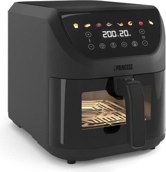 Princess 182476 Sencillo 8 L Independiente 2000 W Freidora De Aire Caliente Negro