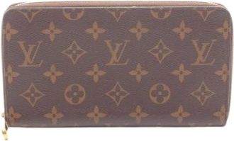Louis Vuitton Pre-owned Vintage Lange Portemonnee - Dames - Vintage Accessoires - Bruin - ONE Size - Vintage