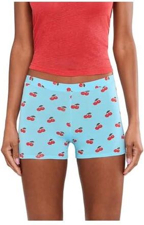 MeUndies Feel Free Boyshorts Womens Underwear Cherry Cherry Baby : 2XL, Elastane/Synthetic