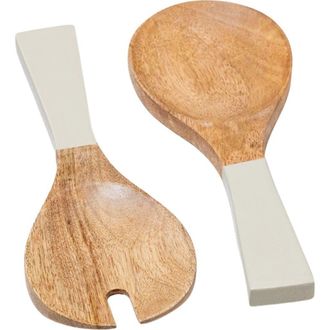 Be Home Madras Short Serving Set in Taupe at Nordstrom