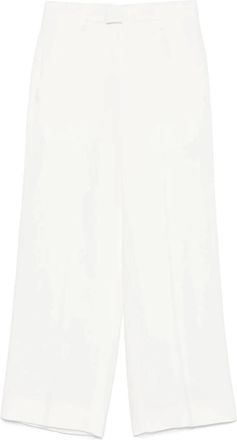 Ann Demeulemeester Dames, Broeken, Wit, Maat: 2XS