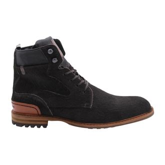 Floris Van Bommel Schoenen, Heren, Bruin, 46 EU, Suède, Suède Enkellaars Crepezool