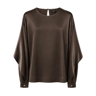 Clips Blusa - Blouses & Shirts - Mujer - Marr&oacute;n - 3XL
