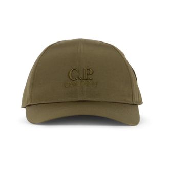 C.P. Company Caps, male, Green, Size: XL Chrome-R Goggle Cap
