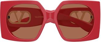 Valentino VG0002S 003 Womens Sunglasses Size 55