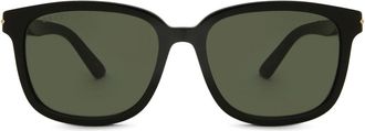 Gucci GG1505SK Asian Fit 001 Mens Sunglasses Black Size 55 - Free RX Lenses - Free RX Lenses