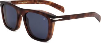 David Beckham Mens 51 mm Blue Sunglasses