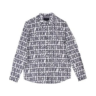 Versace Jeans Couture Camicia Logo Gotico - male - Versace Jeans Couture - Casual Shirts - Multicolor - XL - Shirts
