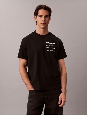Calvin Klein Jeans Calvin Klein Mens Calvin Klein Forest Graphic Tee - Black - 2XL
