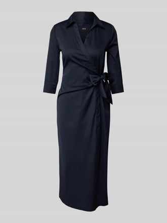 Zero Midikleid mit Tailleng&uuml;rtel in Marine, Gr&ouml;&szlig;e 38