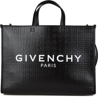 Givenchy Black Cotton Tote Womens Bag