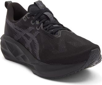 Asics NOVABLAST 5 Running Shoe in Black/carrier Grey at Nordstrom, Size 11