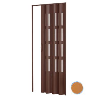 Pinto Pinto - Puerta Plegable De Interior En Kit Con Vidrios De Pvc Mod. Sonia Douglas 82x210 Cm