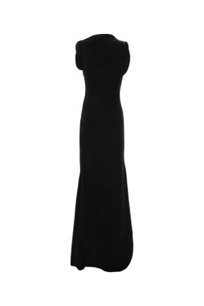 Victoria Beckham Acetate Viscose Dress - Black