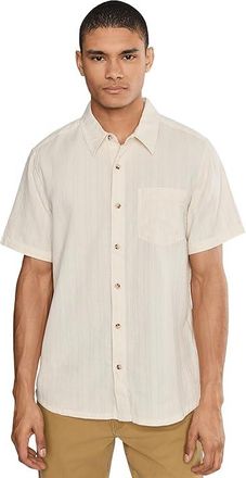 Toad&Co Airscape Short Sleeve Shirt Mens Clothing Salt Dobby : LG, Cotton