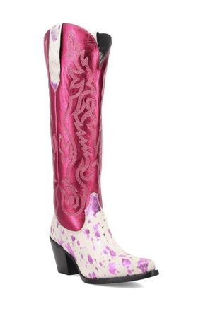 Dingo Take No Bull Knee High Western Boot in Fuchsia at Nordstrom, Size 7.5
