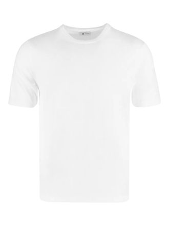 THE (ALPHABET) cotton knit T-shirt - White