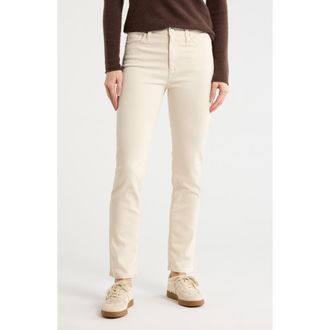 AG - Adriano Goldschmied Mari Ankle Slim Straight Jeans in Ivory Clay at Nordstrom Rack, Size 25