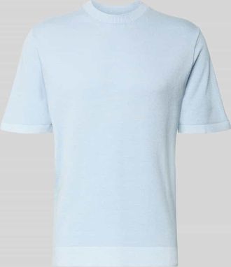 Jack & Jones T-Shirt mit Label-Detail Modell MILANO in Hellblau, Gr&ouml;&szlig;e XXL