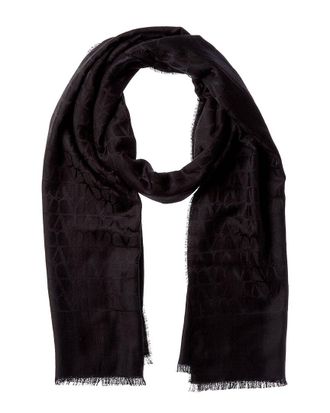 Valentino Silk & Wool-Blend Stole