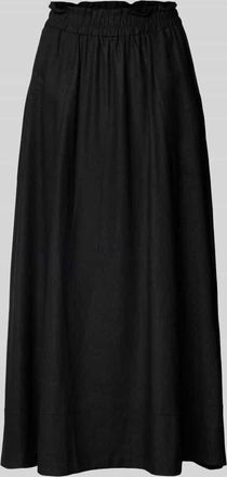 Vero Moda Leinenrock mit elastischem Bund Modell FLAXY in Black, Größe 34