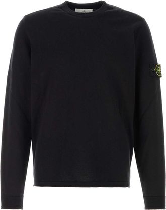 Stone Island Midnight Blue Cotton Sweater
