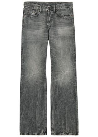Acne Studios Washed Relaxed Straight-leg Jeans - Black - 36 (W36 / XL)