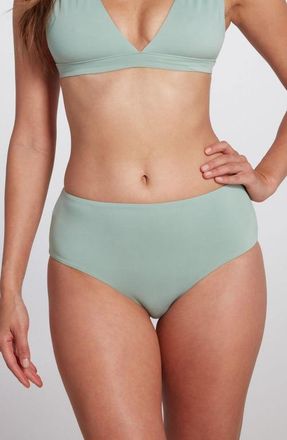 Sauipe Swimwear Serena Hipster Bikini Bottom in Sage Green at Nordstrom, Size Medium