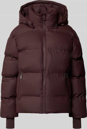 Neo Noir Neo Noir Steppjacke mit Reißverschlusstaschen in Bordeaux, Größe 36