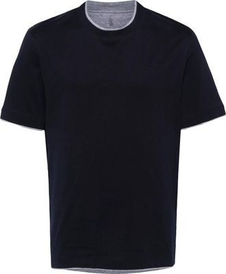 Brunello Cucinelli Layered-effect T-shirt