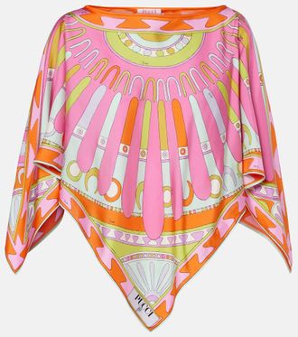 Pucci Soleil silk twill top