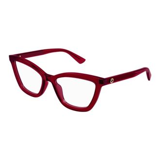 Gucci Glasses, unisex, Brown, Size: ONE SIZE Stylish Eyewear for Fashion Enthusiasts