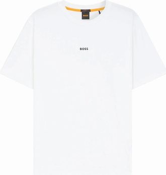 HUGO BOSS Mens Boss TChup T-Shirt - White - Size: 38