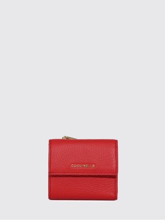 Coccinelle Metallic Soft Tri-Fold Wallet in Grained Leather