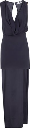 Elisabetta Franchi Asymetrical Long Dress