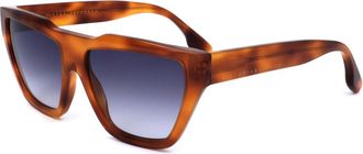 Victoria Beckham VB145S 221 Vintage Havana/Blue Gradient