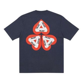 Palace Heart Shape Tri-FERg Pattern Short Sleeve Unisex Blue P20TS111