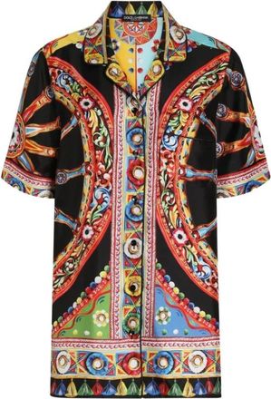 Dolce & Gabbana Shirts - Dames - Overhemden - Veelkleurig - XL - Overhemden