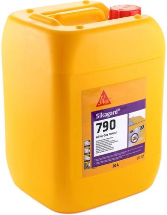 Sika Sikagard 790 All In One Protect, Impregnaci&oacute;n Protectora Para Superficies Porosas De Fachadas, Pavimentos Y Cubiertas En Interior Y Exterior, 20l