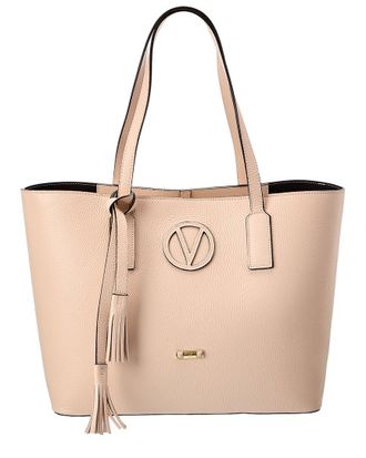 Mario Valentino Soho Medallion Leather Tote