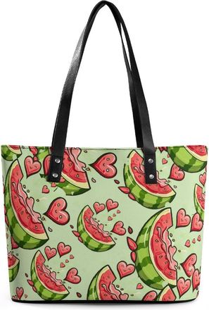 Generic Watermelon Melon Fruit Tote Bags for Women Cute Shoulder Purses Handbags