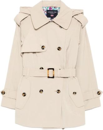 London Fog Trench con cintura - Toni neutri