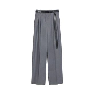 Max Mara Dames, Broeken, Grijs, Maat: 2XS